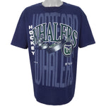 NHL (The Game) - Hartford Whalers Spell-Out T-Shirt 1993 X-Large Vintage Retro Hockey