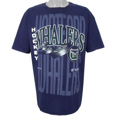 NHL (The Game) - Hartford Whalers Spell-Out T-Shirt 1993 X-Large