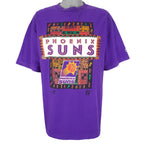 NBA (Logo 7) - Phoenix Suns Spell-Out T-Shirt 1990s XX-Large Vintage Retro Basketball