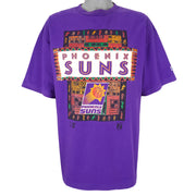 NBA (Logo 7) - Phoenix Suns Spell-Out T-Shirt 1990s XX-Large Vintage Retro Basketball