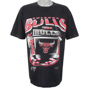 NBA - Magic Johnson Ts Chicago Bulls T-Shirt 1990s Large Vintage Retro Basketball