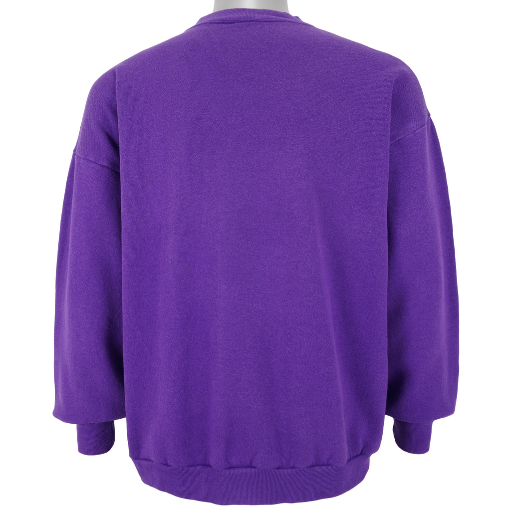 NFL (Logo 7) - Minnesota Vikings Crew Neck Sweatshirt 1995 X-Large Vintage Retro Football