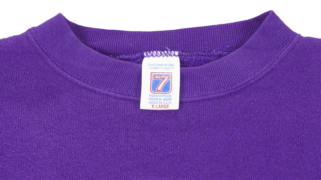 NFL (Logo 7) - Minnesota Vikings Crew Neck Sweatshirt 1995 X-Large Vintage Retro Football