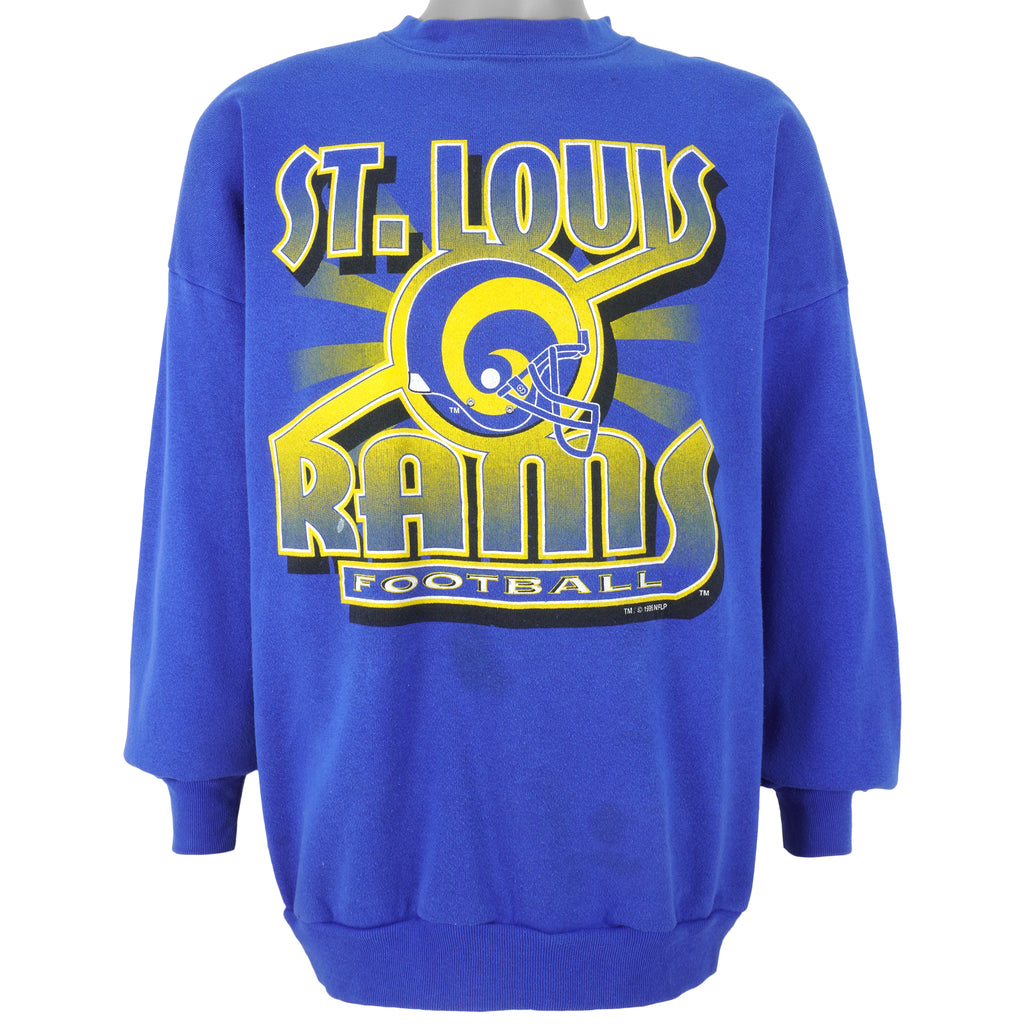 NFL (Tultex) - St. Louis Rams Crew Neck Sweatshirt 1995 XX-Large Vintage Retro Football