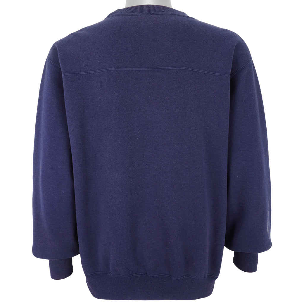 NFL (Lee) - Dallas Cowboys Embroidered Crew Neck Sweatshirt 1990s Medium Vintage Retro