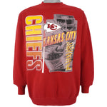 NFL (Logo 7) - Kansas City Chiefs Crew Neck Sweatshirt 1993 X-Large Vintage Retro Football
