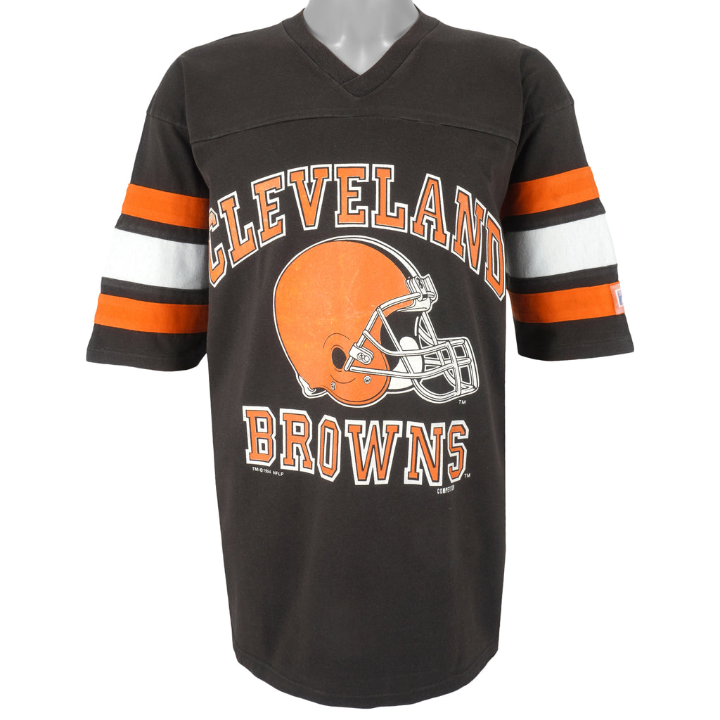 NFL (Logo 7) - Cleveland Browns Spell-Out Football Jersey 1994 X-Large Vintage Retro Football
