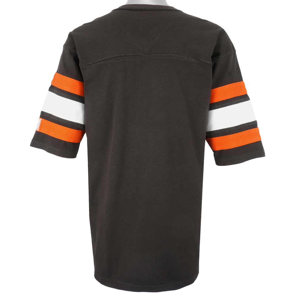NFL (Logo 7) - Cleveland Browns Spell-Out Football Jersey 1994 X-Large Vintage Retro Football