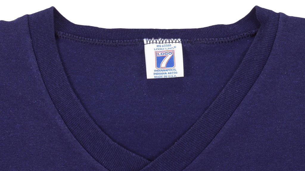 NFL (Logo 7) - New York Giants Spell-Out Football Jersey 1986 X-Large Vintage Retro