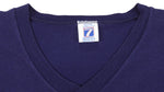 NFL (Logo 7) - New York Giants Spell-Out Football Jersey 1986 X-Large Vintage Retro