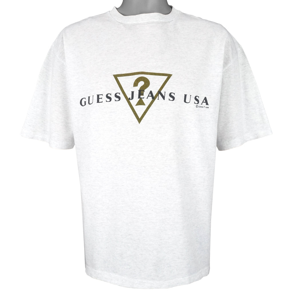 Guess - The Authentic Guess USA Spell-Out T-Shirt 1996 Large Vintage Retro