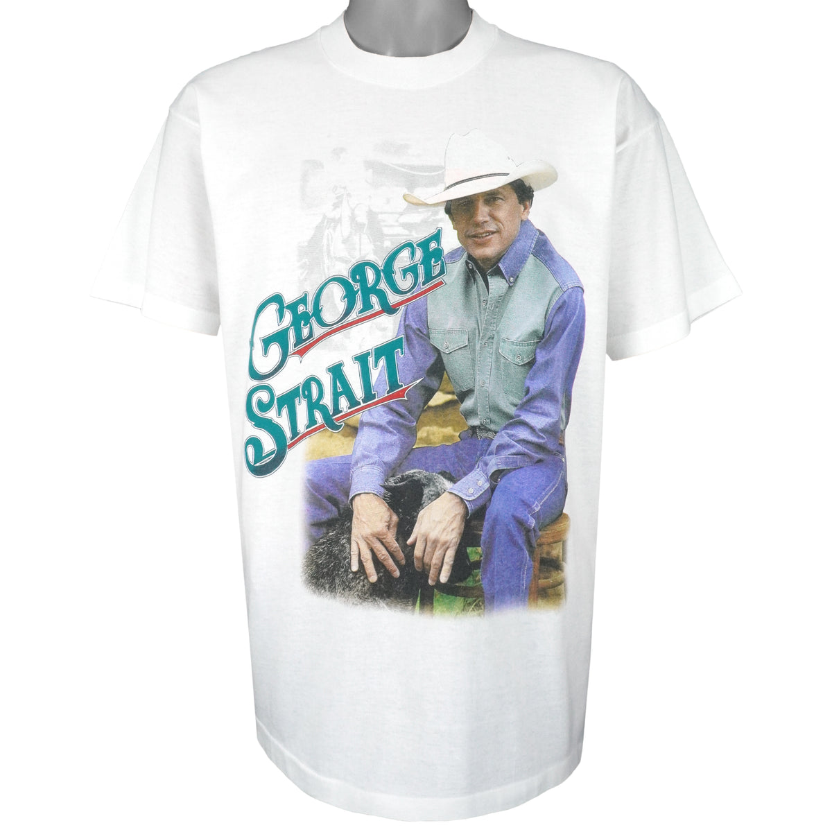 Vintage - George Strait In Concert T-Shirt 1990s X-Large Vintage Retro