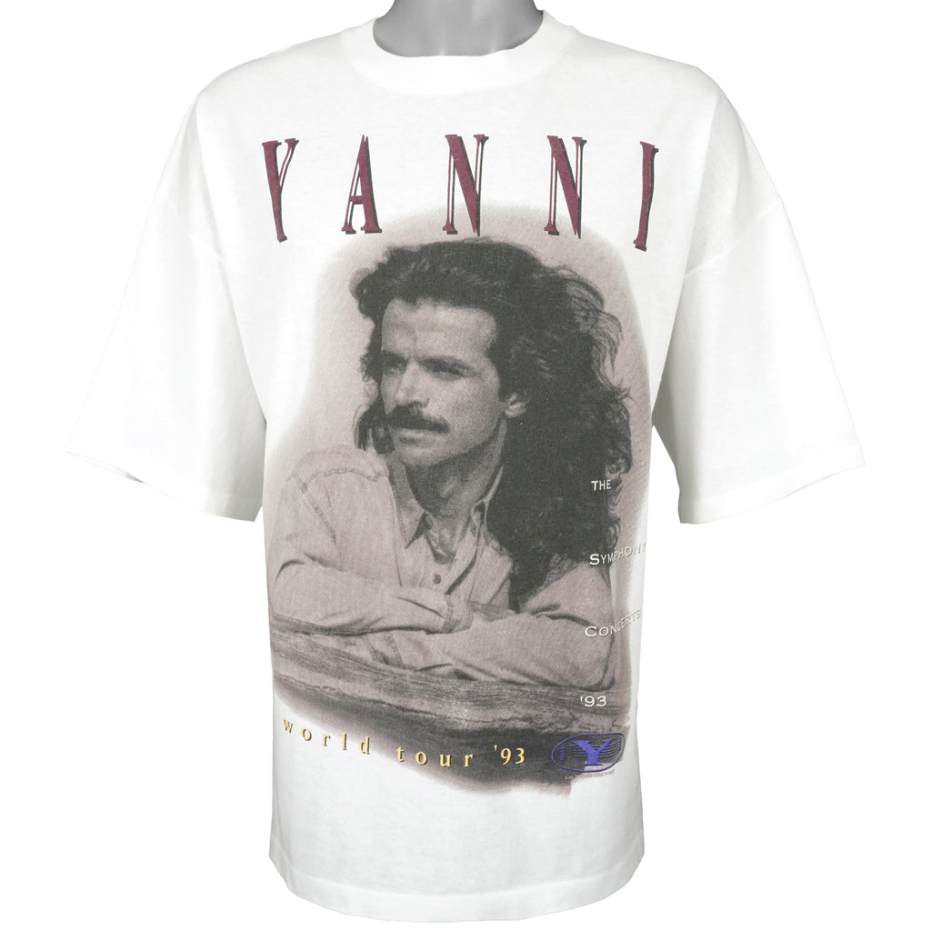 Vintage (Giant)  - Yanni World Tour Deadstock T-Shirt 1993 XX-Large Vintage Retro