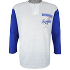 MLB (Garan Inc.) - Los Angeles Dodgers Long Sleeved Shirt 1988 Large Vintage Retro Baseball
