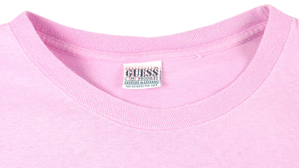 Guess - Guess Paris, New York  Spell-Out T-Shirt 1990s Medium Vintage Retro