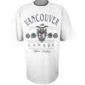 Vintage (Waves) - Vancouver, Canada Spell-Out T-Shirt 1993 Large Vintage Retro