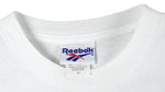 Reebok - White Above The Rim Hoopwear T-Shirt 1990s Medium Vintage Retro