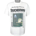 NFL (Jerzees) - Carolina Panthers, Touchdown! Spell-Out T-Shirt 1993 X-Large Vintage Retro Football
