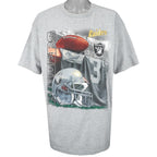 NFL (Lee) - Oakland Raiders Spell-Out T-Shirt 1996 XX-Large Vintage Retro Football