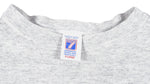 NHL (Logo 7) - Colorado Avalanche Spell-Out Crew Neck Sweatshirt 1990s X-Large Vintage Retro Hockey