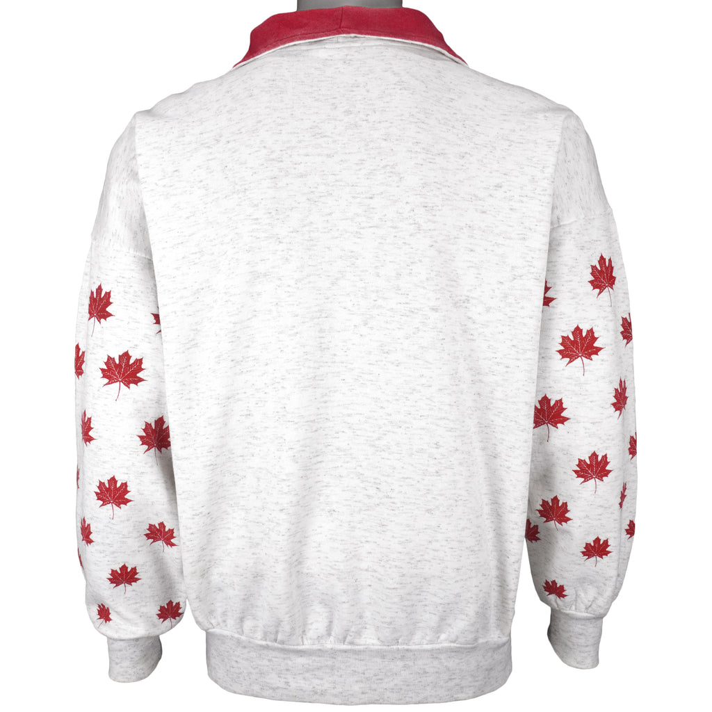 Vintage (Oceanic) - Ontario Crew Neck Sweatshirt 1990s Medium Vintage Retro