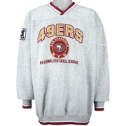 NFL (Lee) - San Francisco 49ers Spell-Out Sweatshirt 1990s X-Large Vintage Retro Football