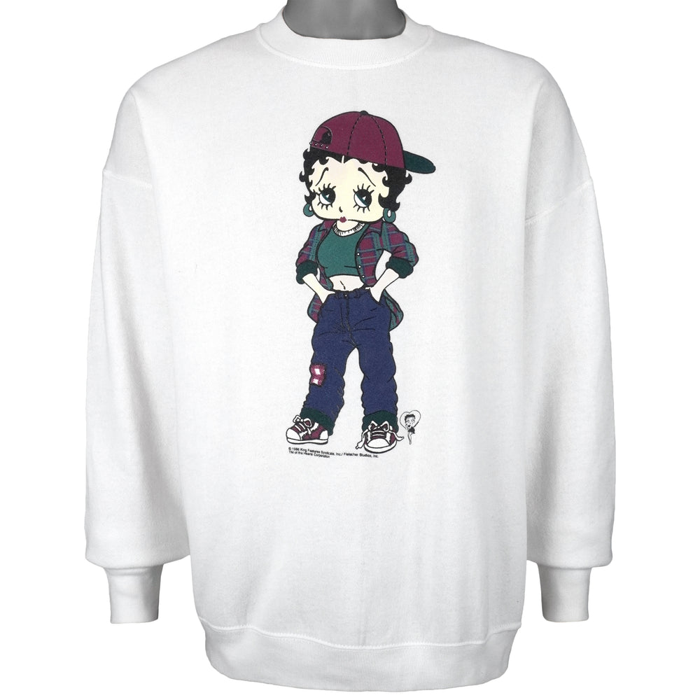 Vintage - Betty Boop Crew Neck Deadstock Sweatshirt 1996 X-Large Vintage Retro