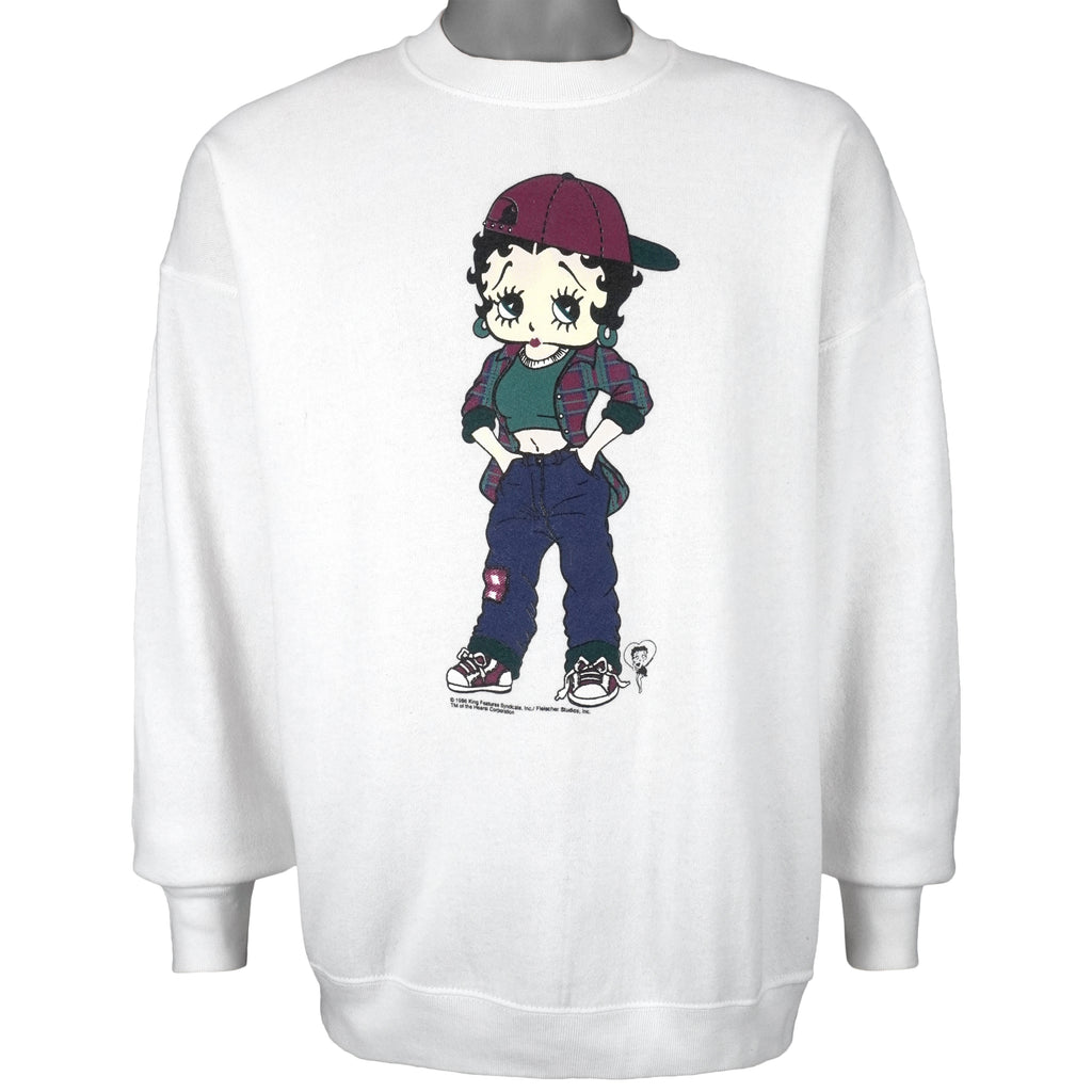Vintage - Betty Boop Crew Neck Deadstock Sweatshirt 1996 X-Large Vintage Retro
