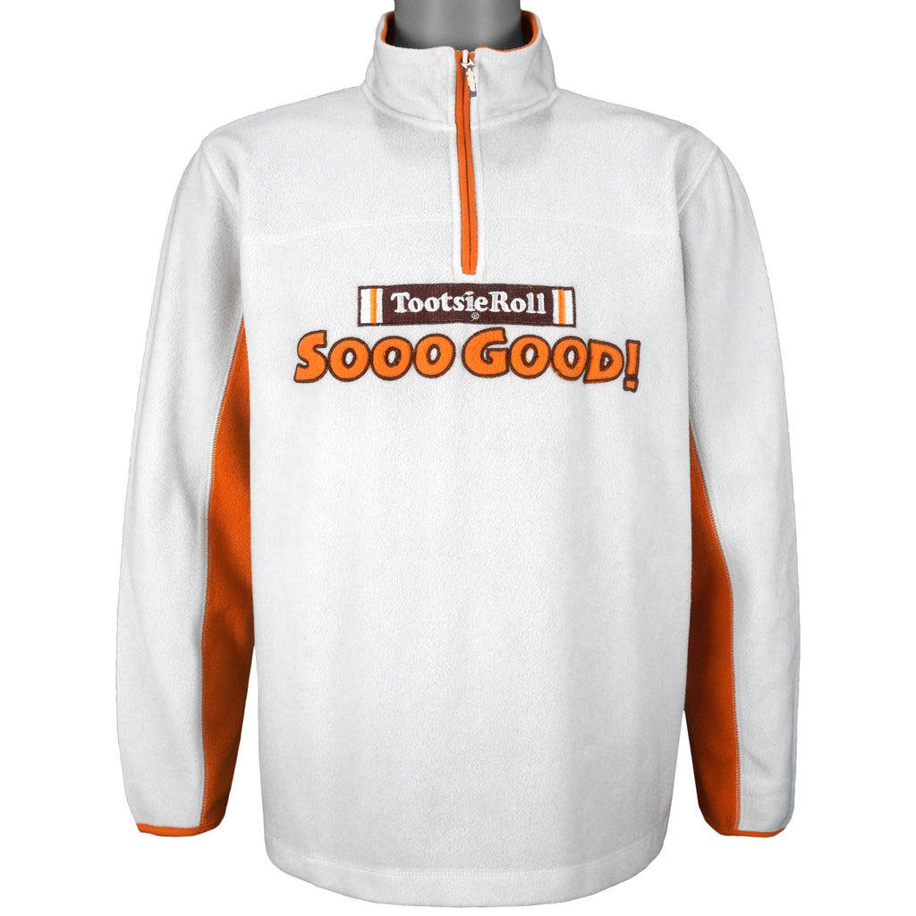 Vintage - Tootsie Roll, Sooo Good! 1/4 Zip Sweatshirt 1990s Large Vintage Retro
