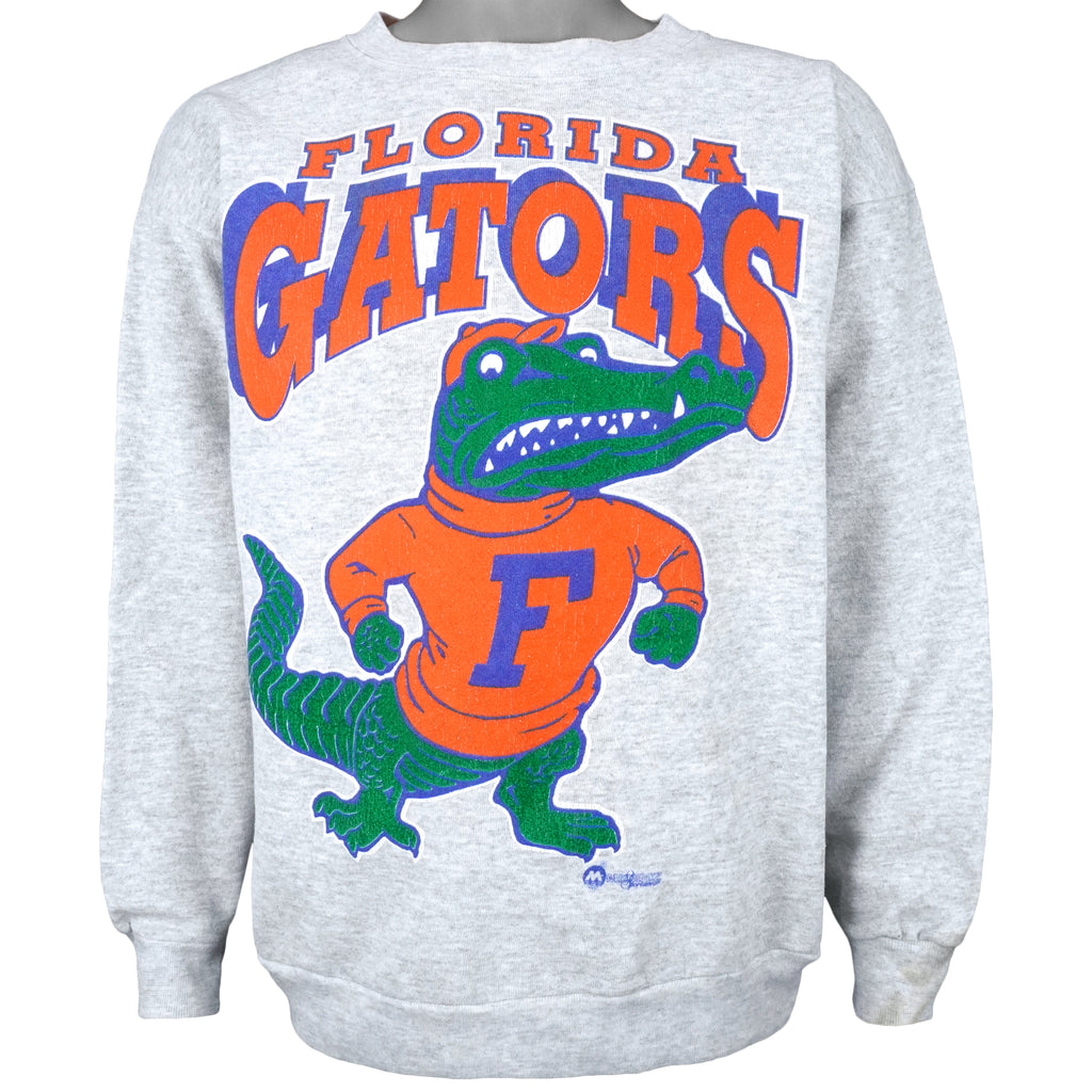 NCAA (Tultex) - Florida Gators Crew Neck Sweatshirt 1990s X-Large Vintage Retro Football College