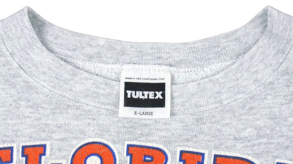NCAA (Tultex) - Florida Gators Crew Neck Sweatshirt 1990s X-Large Vintage Retro