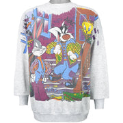 Looney Tunes (Tultex) - Just Playing Around Crew Neck Sweatshirt 1994 X-Large Vintage Retro