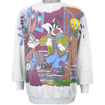 Looney Tunes (Tultex) - Just Playing Around Crew Neck Sweatshirt 1994 X-Large Vintage Retro