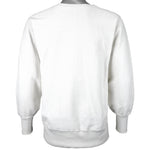 Champion - White Crew Neck Reverse Weave Sweatshirt 1990s Large Vintage Retro