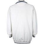 Looney Tunes - Taz 1/4 Zip Spell-Out Sweatshirt 1990s Large Vintage Retro