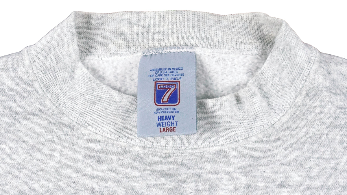 NFL (Logo 7) - Super Bowl XXXII, Denver Broncos Crew Neck Sweatshirt 1998 Large Vintage Retro