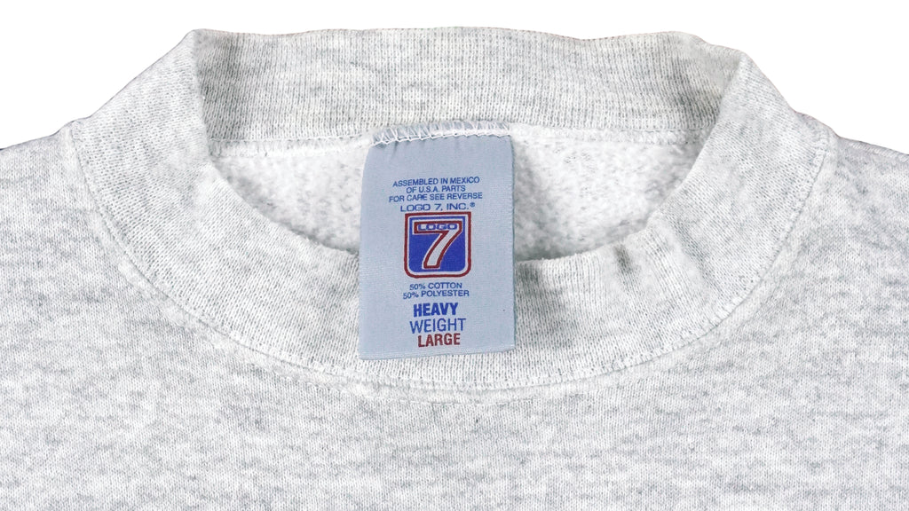NFL (Logo 7) - Super Bowl XXXII, Denver Broncos Crew Neck Sweatshirt 1998 Large Vintage Retro