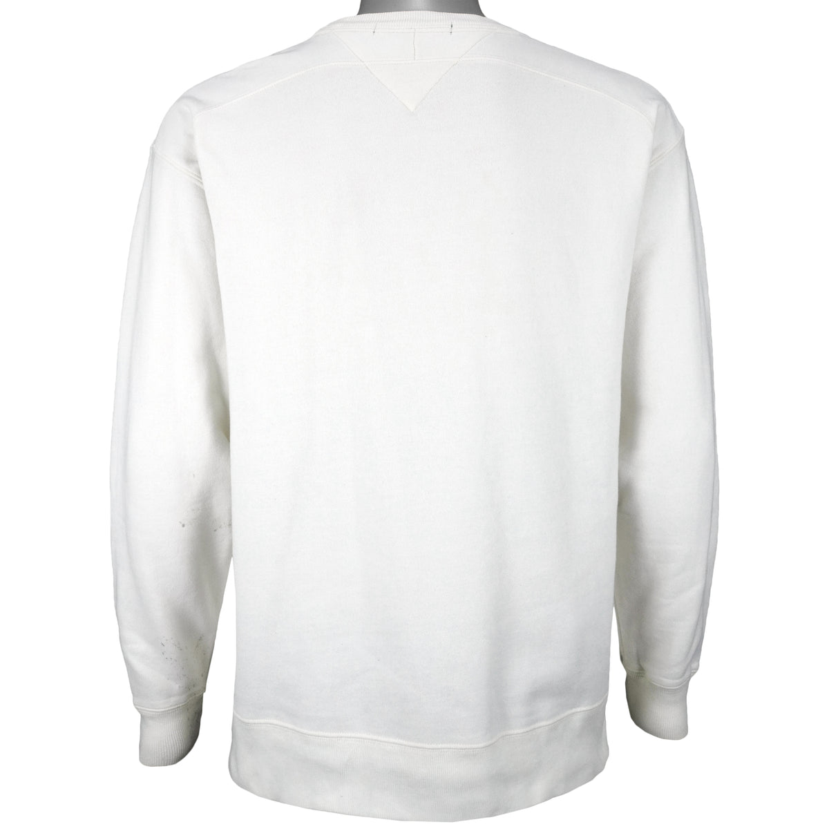 Tommy Hilfiger - White Hilfiger Surf Co. Crew Neck Sweatshirt Medium Vintage Retro