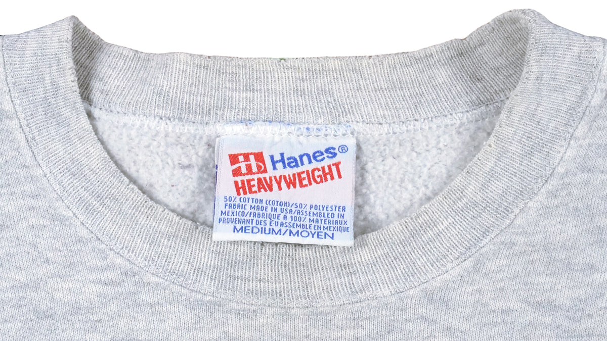 Disney - Mickey Mouse Spell-Out Crew Neck Sweatshirt 1990s Medium Vintage Retro