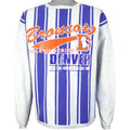 NFL - Denver Broncos Crew Neck Sweatshirt 1990s Large Vintage Retro Football