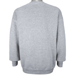 Looney Tunes - Grey Taz Embroidered Crew Neck Sweatshirt 1990s X-Large Vintage Retro