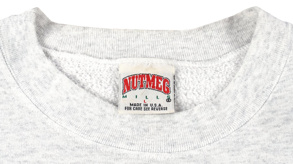 NFL (Nutmeg) - Dallas Cowboys Big Logo Sweatshirt 1993 Large Vintage Retro Football