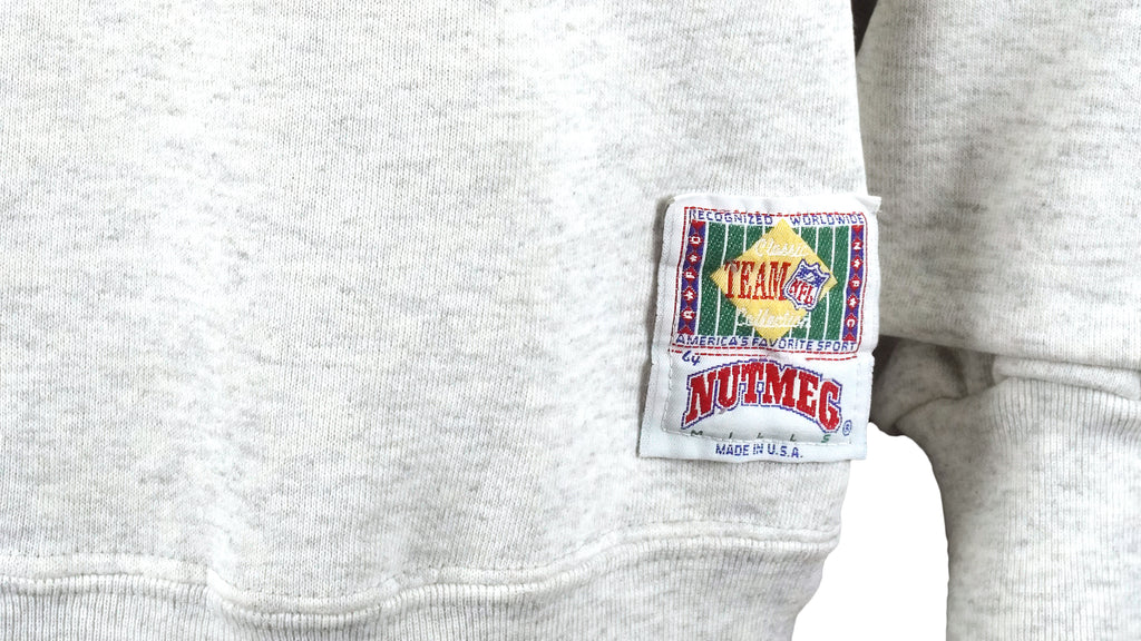 NFL (Nutmeg) - Philadelphia Eagles Crew Neck Sweatshirt 1995 Large Vintage Retro Football