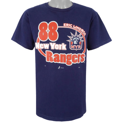 NHL (Joy Athletic) - New York Rangers, Eric Lindros No. 88 T-Shirt 2000s Large