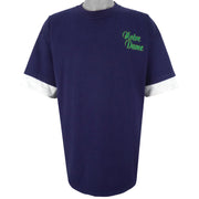 NCAA (20 Sport) - Notre Dame Fighting Irish Spell-Out T-Shirt 1988 X-Large Vintage Retro Football College