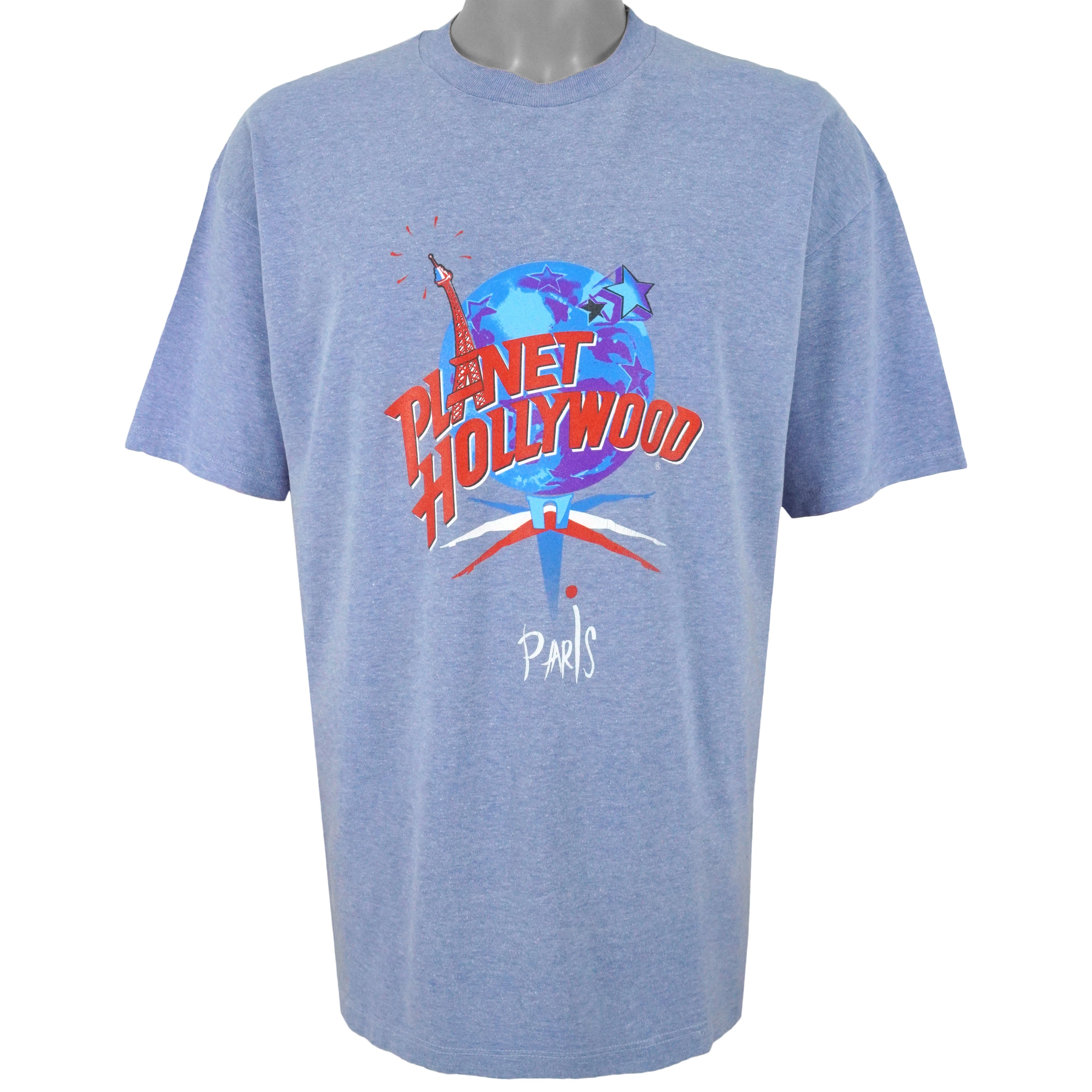 Vintage - Planet Hollywood, Paris T-Shirt 1990s X-Large Vintage Retro