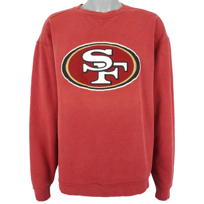 Reebok - San Francisco 49ers Spell-Out Sweatshirt 1990s X-Large