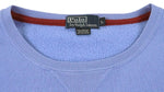 Ralph Lauren (Polo) - Blue Crew Neck Sweatshirt 1990s Large Vintage Retro