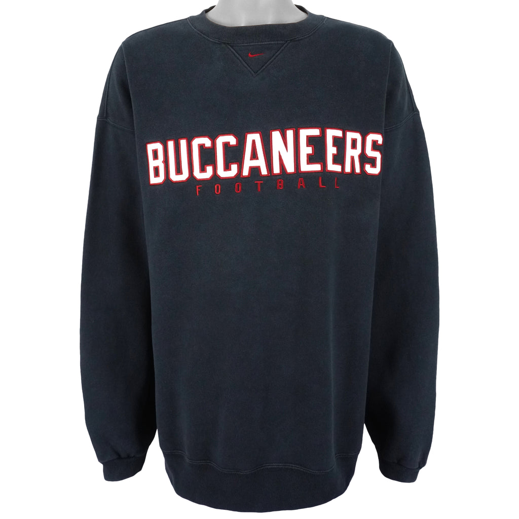 Nike - Tampa Bay Buccaneers Spell-Out Sweatshirt 1990s XX-Large Vintage Retro Football