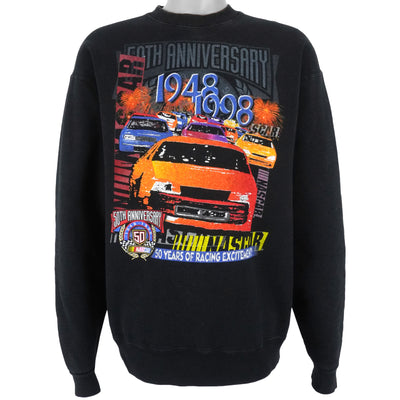 NASCAR - 50th Anniversary of Racing Excitement Crew Neck Sweatshirt 1998 Large